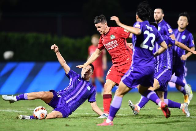 必一运动-【中超】阿德里安进球谢维军扳平 津门虎1比1平河南