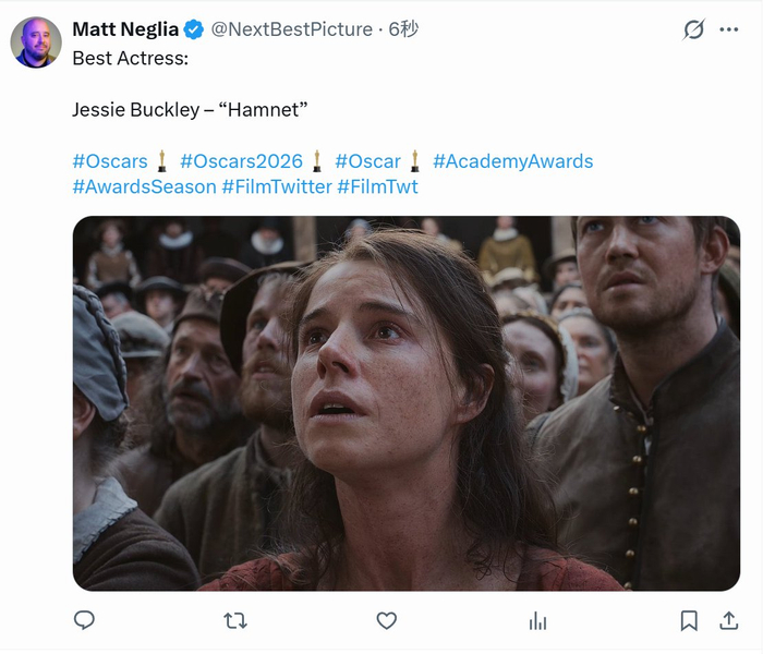 必一运动官网-杰西·巴克利凭《哈姆奈特》获奥斯卡最佳女主角|TNA|杰西-巴克利_新浪新闻